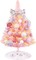 Mini Pink Christmas Tree with Lights Table Top (Pink1) 16.5"D x 5.5"W x 4.3"H